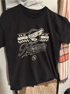 Honda Black Short-Sleeve Graphic Tee - Factory Racing